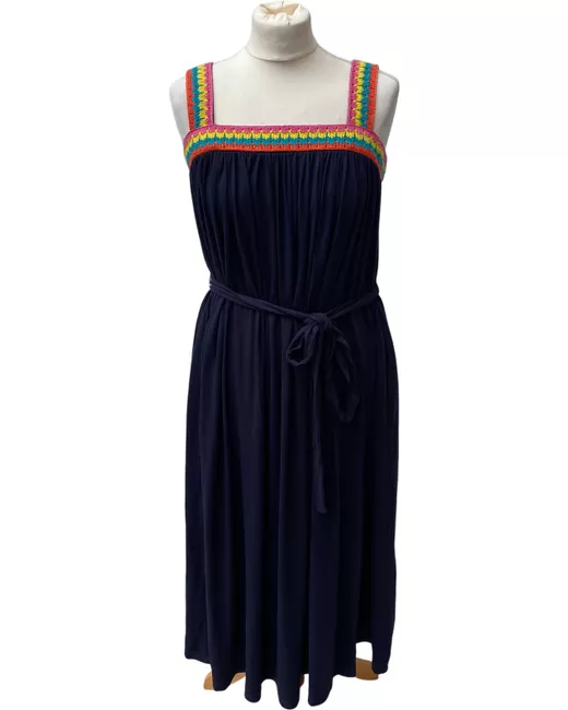 white christmas dresses Valeria Crochet Trim Jumper-Warm Ivory , Embroidery