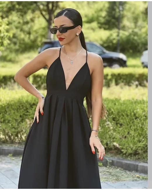 strapless open back dress Open Criss-Cross Back Atria Formal Dress 6818H main image 0