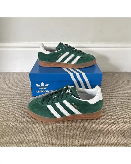 adidas gazelle silver green womens Adidas Originals Gazelle Lo Pro W Leopard Sneakers – LABELS main image 0