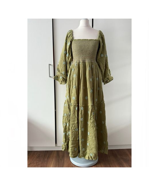 sachin and babi light blue dress Free People Dahlia Embroidered Maxi Dress main image 0