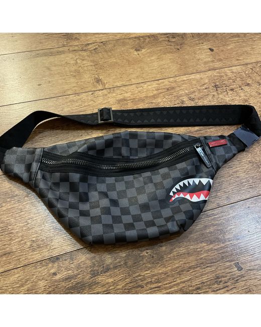 Sprayground Limited Edition rare Bum Bag Black/grey. Excellent