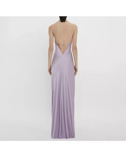 victoria beckham floor length cami dress Low Back Cami Floor Length Dress main image 1