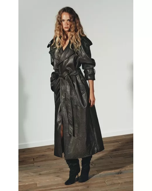 Zara Faux Leather Coat | Stylemi
