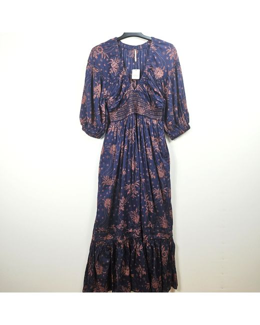 Free People Golden Hour Maxi Dress Chocolate Brown Small S 158 BNIP NEW in  Floral | Stylemi