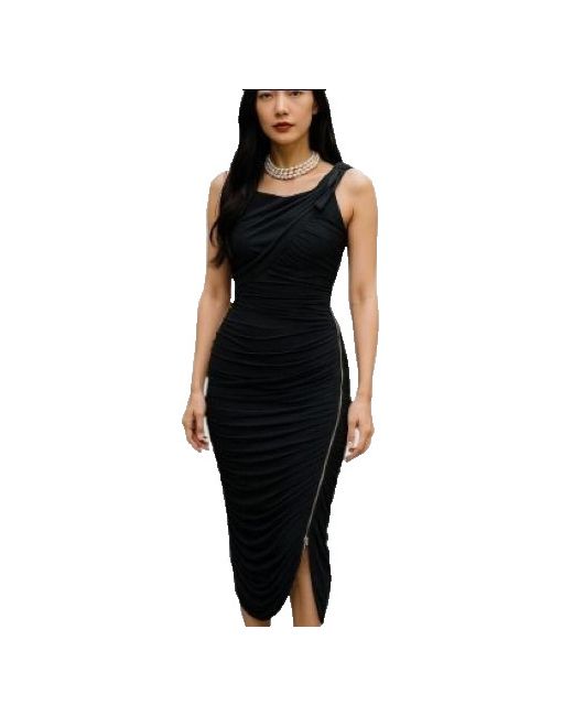 ebay black cocktail dress Womens Plus Size Black Sequin Maxi Cocktail Dress 3X Slit Sleeve Formal  Party