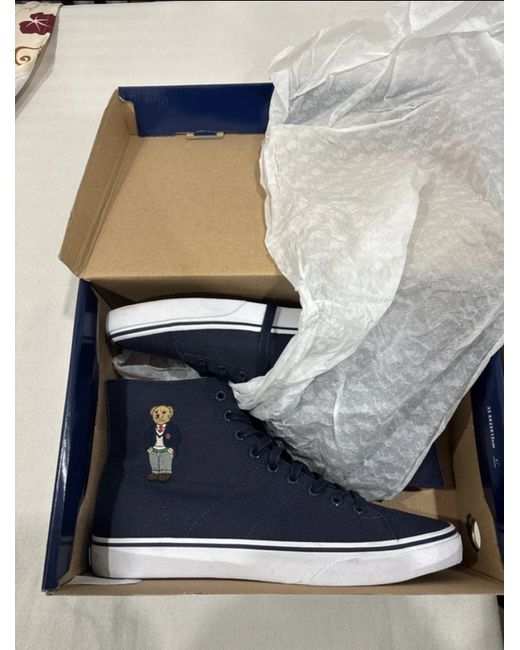 Polo Ralph Lauren Solomon Collegiate hi-tops sneakers in  display picture 1