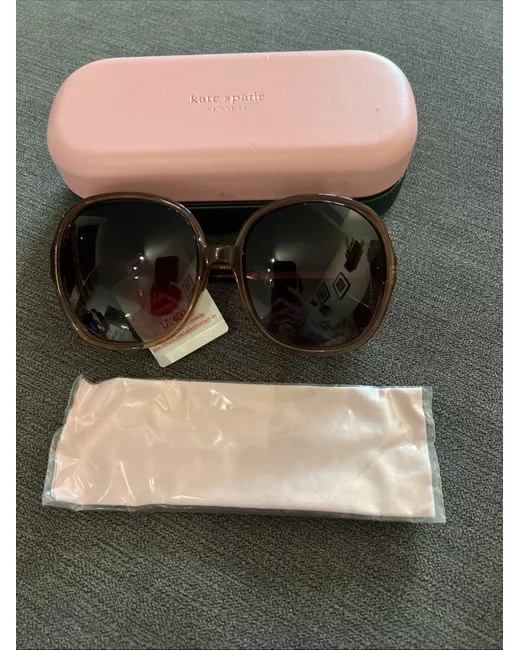 KATE SPADE ♠️ NEW YORK GOLD CAT EYE SUNGLASSES & CASE kate spade new york Women main image 2
