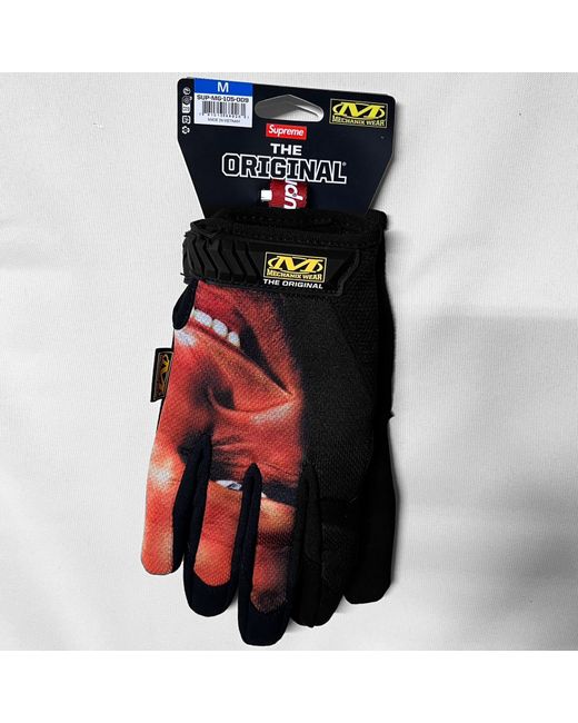 Supreme 2024 Aphex Twin Mechanix Big Face Work Gloves Large New in