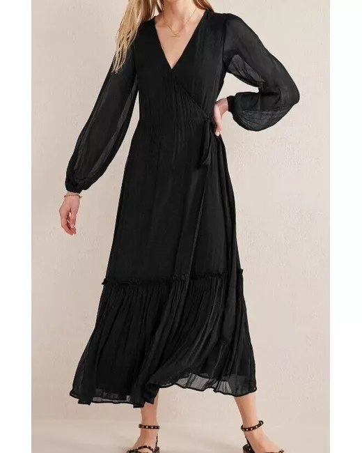 white christmas dresses Arabella Cotton Maxi Dress-Navy, Decorative Blossom