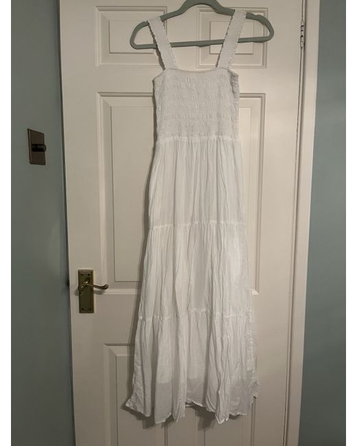 seafolly beach house dress Beach Club Shirred Maxi Dress