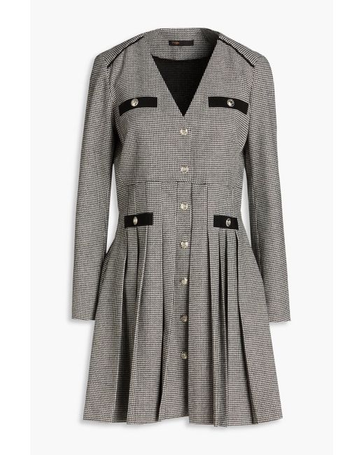 Maje pleated sweater dress  | Stylemi