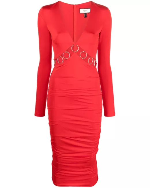 strapless open back dress S/S 1993 Orange Bandage Mini Dress main image 1