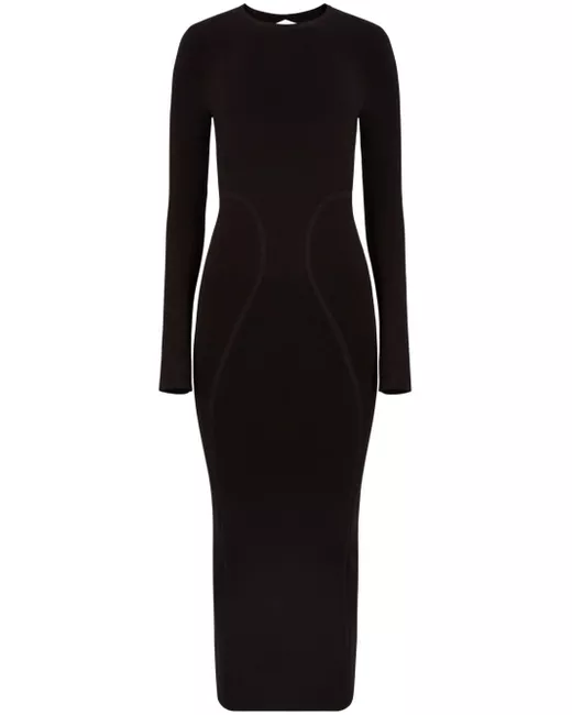 Nina Ricci mermaid open-back midi dress in Pink | Stylemi