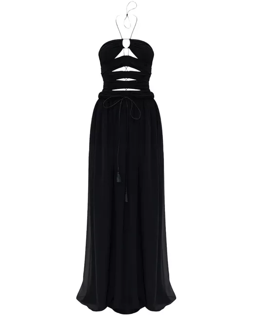 chinese dress ladies Acler Women's Redford Maxi Dress  Saint Bernard