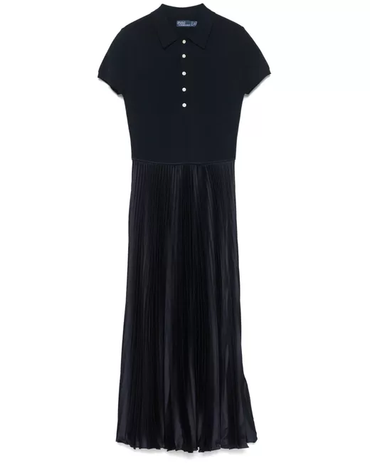 Polo Ralph Lauren Pleated Polo Dress - Blue