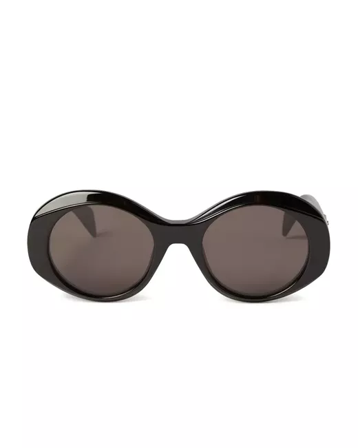 Palm Angels Eyewear Sierra round-frame sunglasses in Black  display picture 2