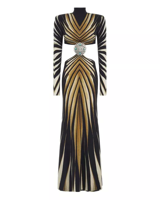 sachin and babi light blue dress Roberto Cavalli S/S 2003 Chinoiserie Print Silk Train Maxi Evening Dress  Gown  OpulentAddict