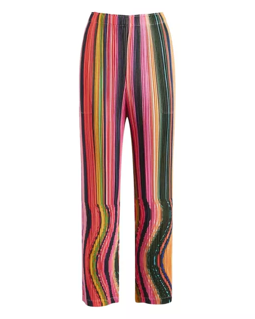 Pleats Please By Issey Miyake Warp trousers in Pink | Stylemi