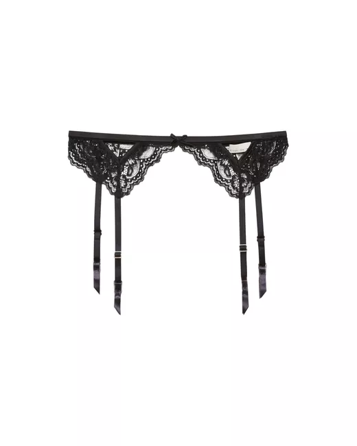 Fleur Du Mal Lily garter belt in Blue | Stylemi