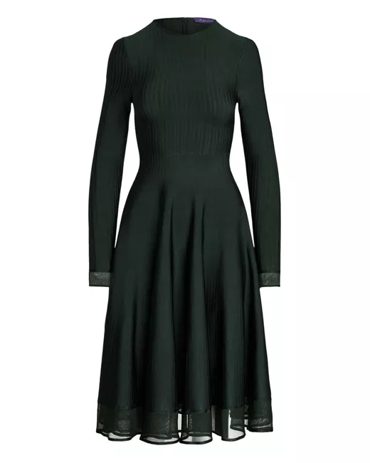 Dress Black Ralph Lauren Long Sleeve Day Dresses Crewneck Long-Sleeve  Sweater Day Dress  Elizabeth Anthony