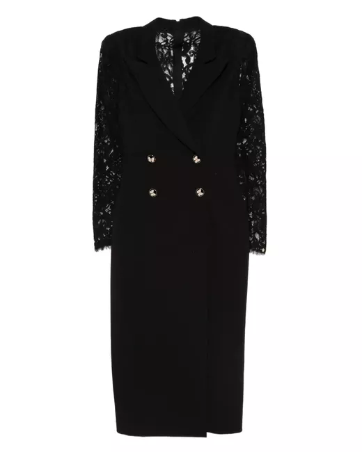 Twin-Set double-breasted midi dress | Stylemi