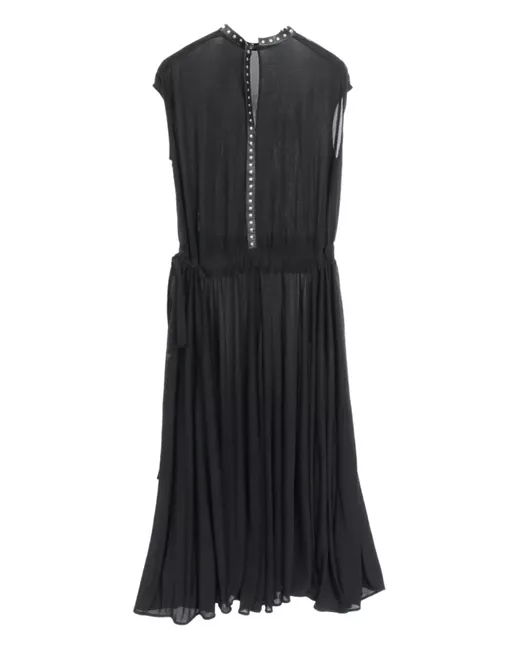 princess polly baby blue dress womens Stud Embellished Bodycon Dress in Black