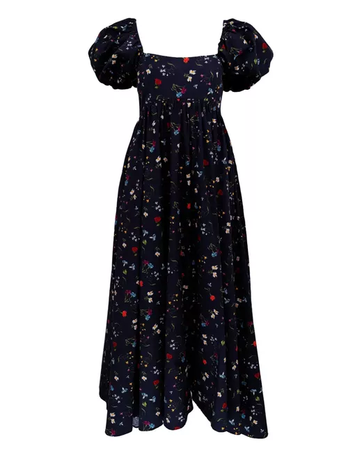 Azeeza Rory midi dress in Blue | Stylemi