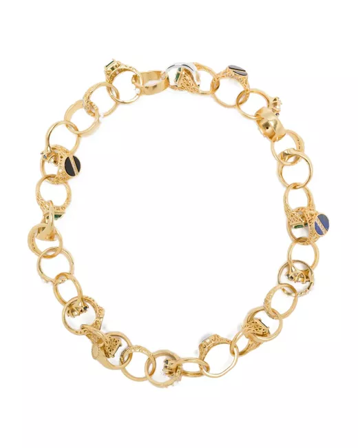 Marland Backus Ring Necklace in Silver | Stylemi
