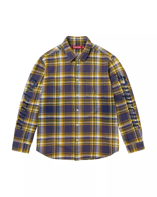 Supreme Xl Brand New X Daniel Johnston Plaid Shirt Ss20S9 in Red