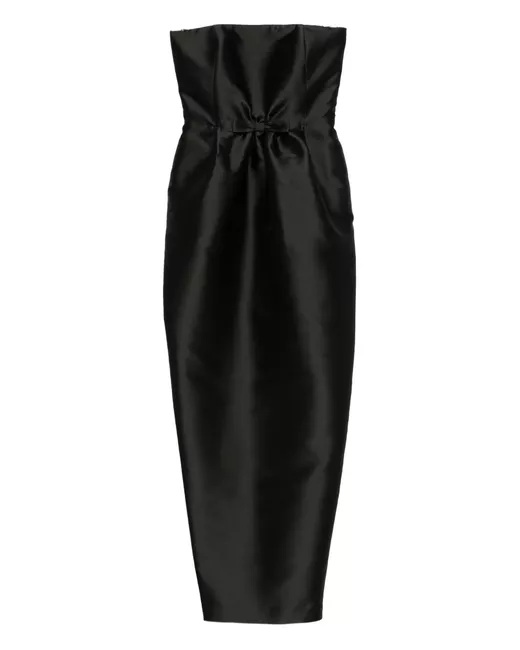 helsa dress brown Shannon Halter Necktie Floor Length Dress Brown / 10 main image 0
