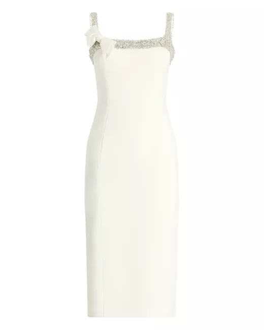 Lucy Yak Midi Cotton Gauze Dress Black Gingham in White | Stylemi