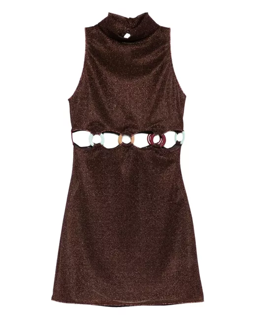 dress with brown leather jacket Evelyn Halter Maxi Dress