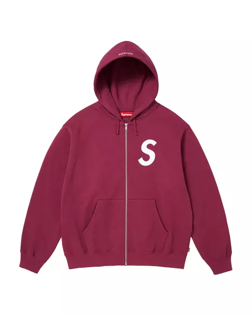 スケートボード Supreme S Logo Zip Up Hooded Sweatshirt SUPREME】S LOGO ZIP UP HOODED SWEATSHIRT NAVY 24FW (Supreme
