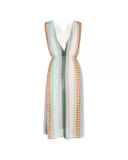 knee length dresses for ladies Armelline Sandro Striped Knit Midi Dress  Body & Soul