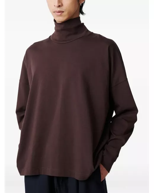 STUDIO NICHOLSON/5GG HIGH COLLAR KNIT Jumper 5GG Studio LAMBSWOOL