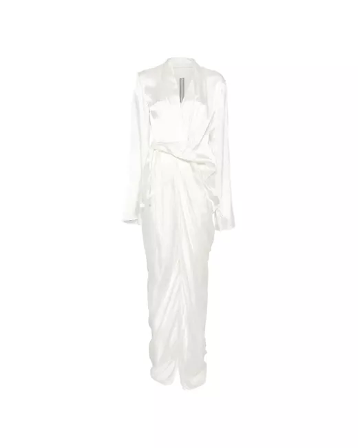 princess polly baby blue dress RICK OWENS LILIES Sivaan Gown in Dove 38