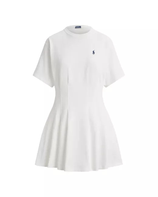 strapless open back dress Jersey & Woven Pleat Dress | Sustainable Womenswear