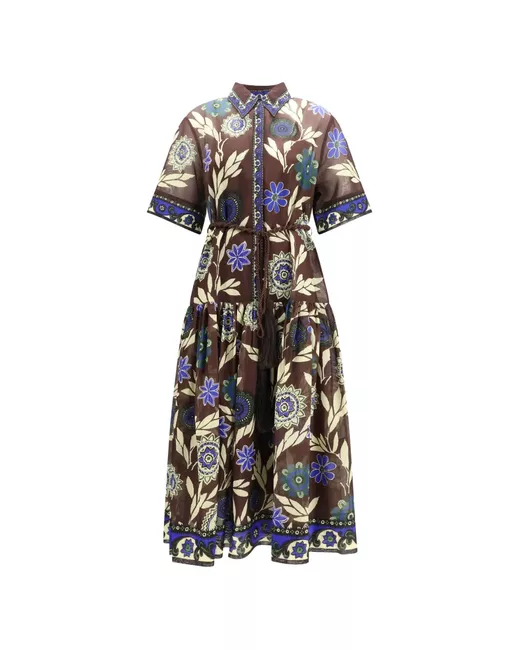 knee length dresses for ladies CASSIE TIERED MIDI DRESS main image 1