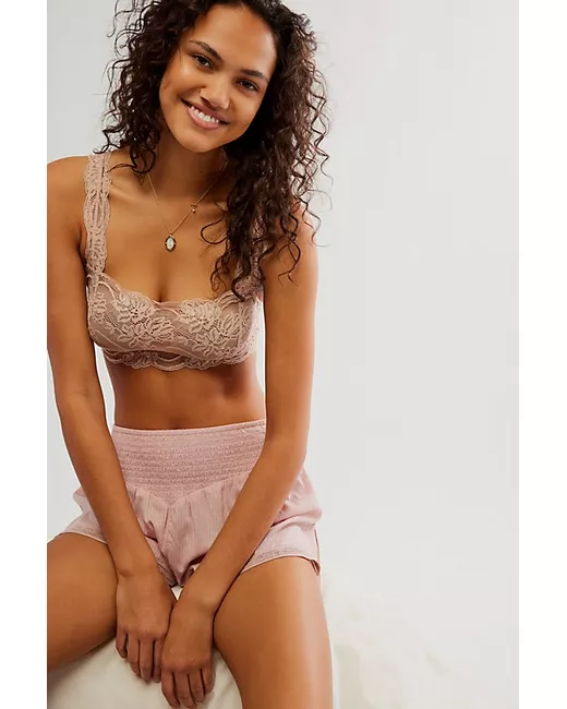 FREE PEOPLE Intimately - Last Dance Lace Halter Bralette in Pink