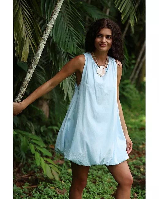 sachin and babi light blue dress Free People Perri Linen Drop-Waist Mini Dress - Wild Rose