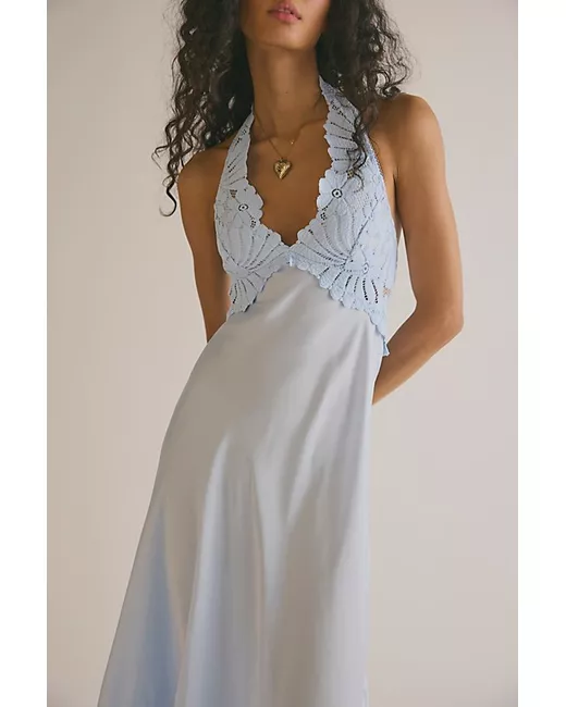 open lace back dress Mushroom Party Crasher Midi Slip