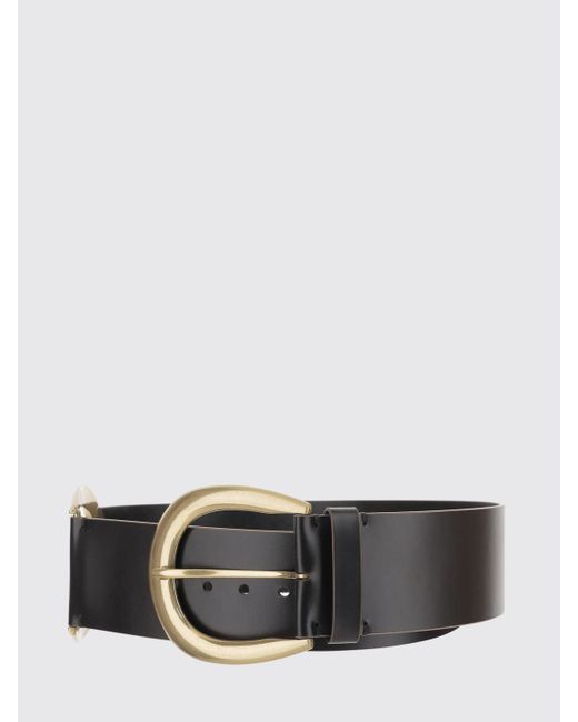 Chloé logo plaque lizard-effect belt Chloé lizard-effect belt in Brown | Stylemi main image 4