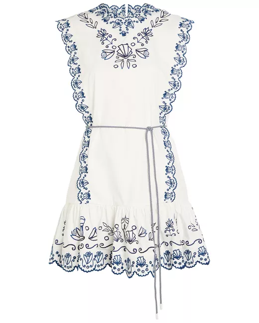 Alemais Oceane mini dress in Blue | Stylemi