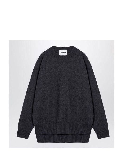 Jil Sander Crew-Neck Sweater in Gray | Stylemi