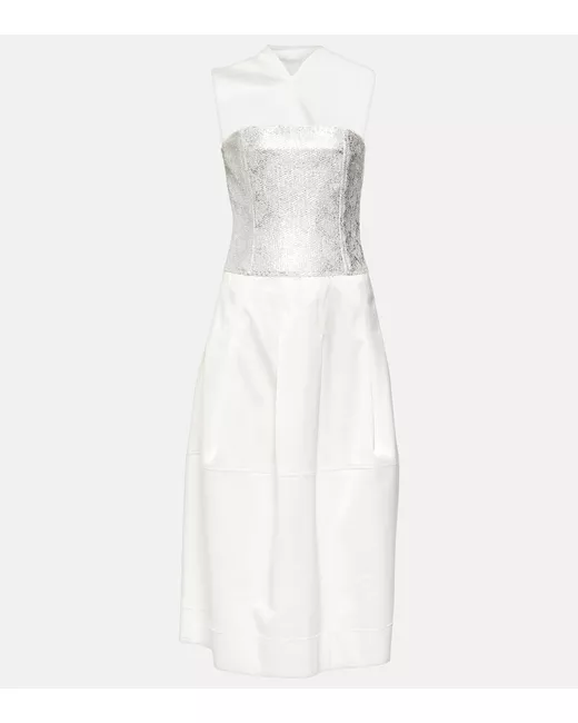 jacques wei draped sequined tulle dress Jacques Wei