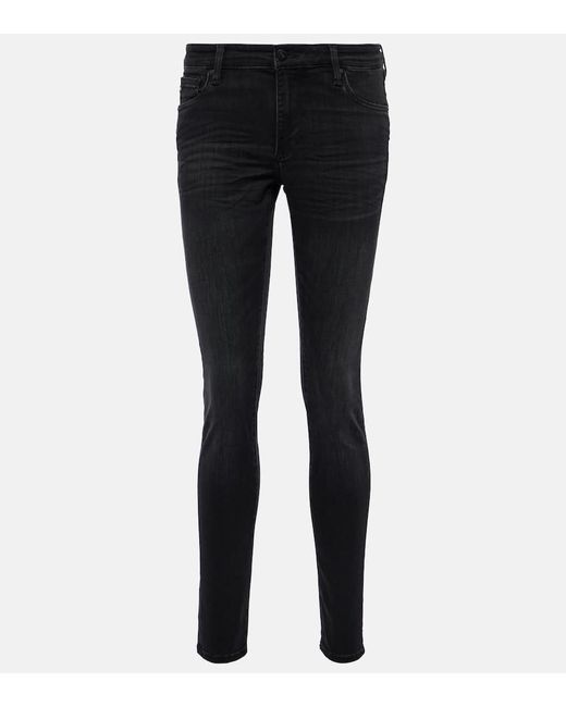 Legging Super Skinny AG Adriano Goldschmied - Taille 30R, Blanc Délavé, Occasion Excellent état