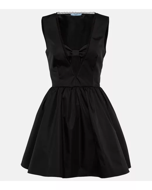 Prada Re-Nylon minidress in Black | Stylemi