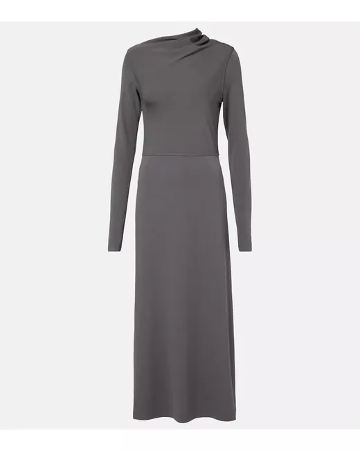 Totme Jersey maxi dress in Black | Stylemi