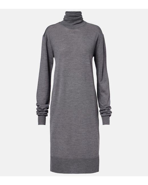 layered a line wedding dress Toteme Cotton tweed maxi dress – Luisa World main image 0
