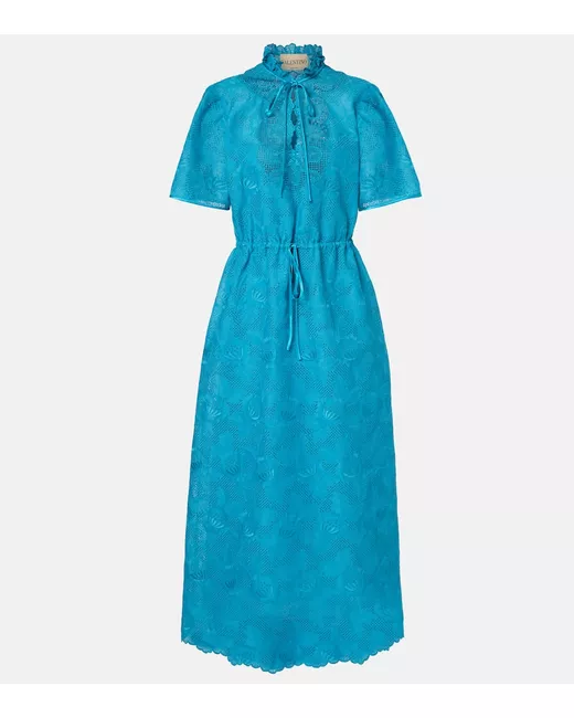 chambray dress maxi PRETTIEST BEHAVIOR CHAMBRAY MAXI DRESS L FLYING TOMATO MEDIUM INDIGO / L